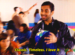 Aziz Ansari GIF. Gifs Filmsterren Aziz ansari Fotoset Rashida jones Retta Parks and recreation 