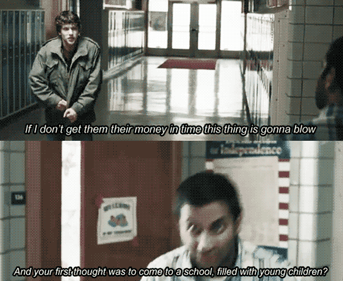 Gifs Filmsterren Aziz ansari Jesse Eisenberg 30 minutes or less 