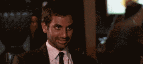 Tv Gifs Filmsterren Aziz ansari glimlach gelukkig glimlachen parks and recreation tom Haverford 