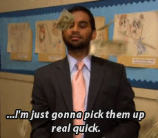 Aziz Ansari GIF. Tv Gifs Filmsterren Aziz ansari Parks and recreation Tom haverford 