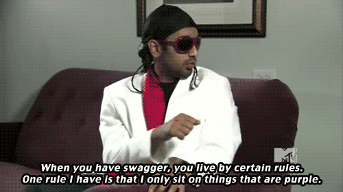 Grappig Gifs Filmsterren Aziz ansari swag branie 