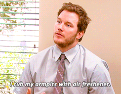 Chris Pratt GIF. Tv Gifs Filmsterren Aziz ansari Chris pratt Parks and recreation 