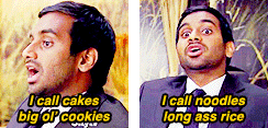 Aziz Ansari GIF. Tom Gifs Filmsterren Aziz ansari Parken en rec Swag Keulen 