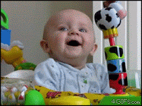 Baby GIF. Dieren Baby Stinkdier Gifs Hand 