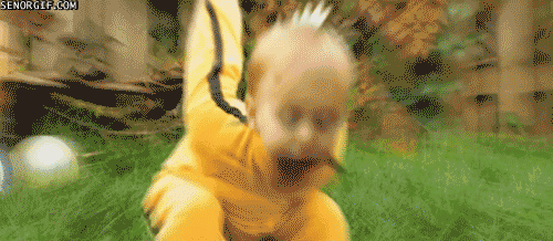 Baby Ninja Gifs tik Enter the Dragon 