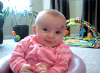 Baby GIF. Baby Gifs Vrolijkheid Cory monteith 