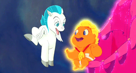 Hercules Baby Gifs aanbiddelijk paard Pegasus 