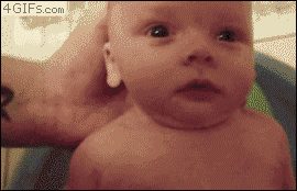 Baby GIF. Bang Baby Zwembad Gifs Bange 