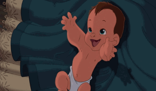 Dieren Baby Kinderen Voedsel Gifs Hond likken bruto ge&iuml;nteresseerd 