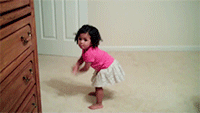Baby GIF. Dieren Olifant Baby Gifs Kijken Romp 