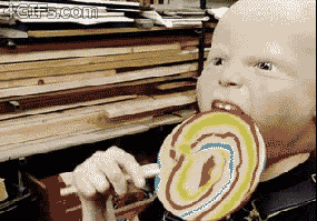 Baby GIF. Snoep Baby Gifs Uit Zoals Het nemen 