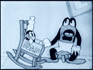 Vallen Baby Rick Gifs cartoons en comics avontuur tijd Cartoon Network BMO zeepbel moed 