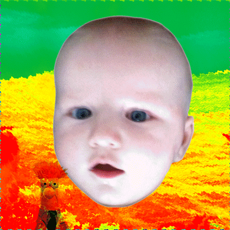 Baby Gifs geschokt verbaasd tunnel 