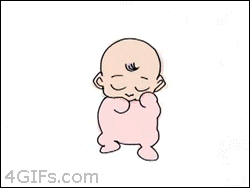 Baby GIF. Bang Baby Gifs Speelbal Kind 