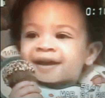 Baby Gifs vrolijkheid Blaine Anderson 