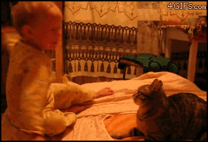 Baby GIF. Baby Gifs Omhoog Plooi 
