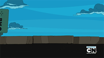 Vallen Baby Rick Gifs cartoons en comics avontuur tijd Cartoon Network BMO zeepbel moed 