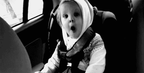 Grappig Baby Gifs likken venster 