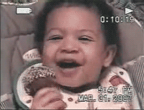 Baby GIF. Meisje Baby Robot Gifs Met Bogen 