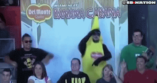 Eten en drinken Banaan Gifs 