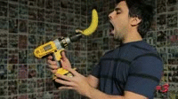 Banaan GIF. Eten en drinken Banaan Gifs 
