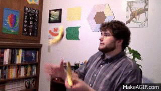 Eten en drinken Banaan Gifs 