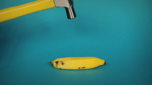 Eten en drinken Banaan Gifs 