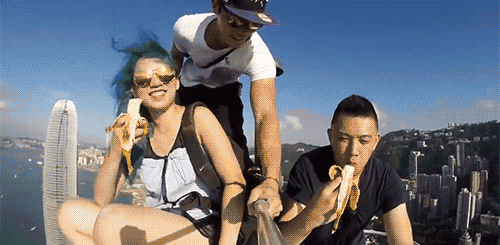 Eten en drinken Banaan Minions Gifs 