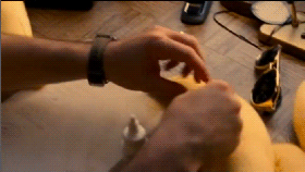 Banaan GIF. Eten en drinken Banaan Gifs Buit 