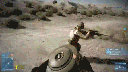 Games Gifs Battlefield video game physics dogtags 