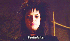 Beetlejuice GIF. Films en series Beetlejuice Gifs Tim burton Winona ryder 