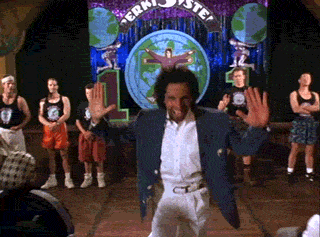 Gifs Filmsterren Ben stiller high five zwaargewichten 