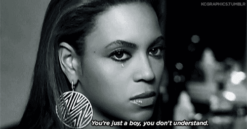 Artiesten Beyonce Gifs visuele album drunk in love surfboardt 