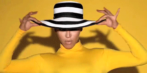 Beyoncé GIF. Artiesten Beyonce Gifs Visuele album Drunk in love Surfboardt 