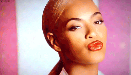Artiesten Beyonce Gifs houding truc smakken neerbuigen 