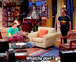 Big Bang Theory GIF. Films en series Gifs Big bang theory Stortplaats Spam Opruimen 