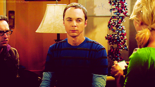 Films en series Gifs Big bang theory glimlach sheldon sheldon cooper enkel glimlach 