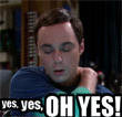 Big Bang Theory GIF. Films en series Gifs Big bang theory Hop Kaley cuoco 