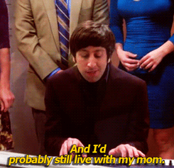 Big Bang Theory GIF. Films en series Gifs Big bang theory Reactie Eruit te komen 