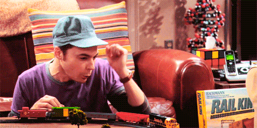 Films en series Gifs Big bang theory miauw tjilpen 