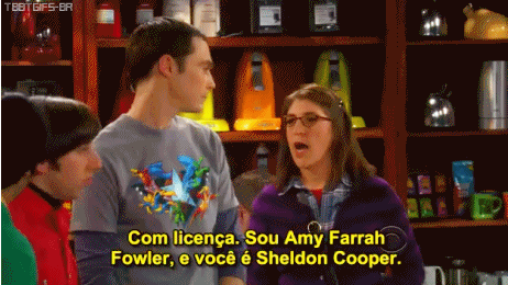 Films en series Gifs Big bang theory miauw tjilpen 