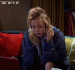Big Bang Theory GIF. Films en series Gifs Big bang theory Hop Kaley cuoco 