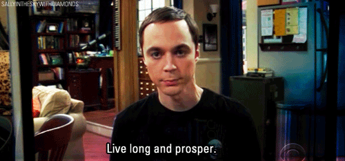 Films en series Gifs Big bang theory paniekaanval 
