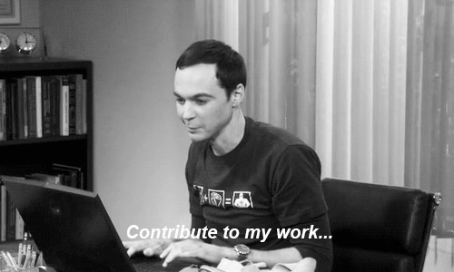 Films en series Bonbon Gifs Big bang theory opgewonden 