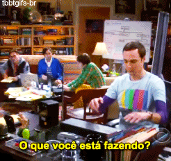 Big Bang Theory GIF. Films en series Gifs Big bang theory Stortplaats Spam Opruimen 