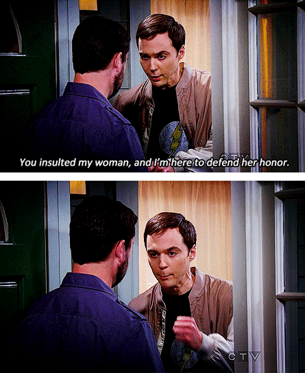 Films en series Gifs Big bang theory stortplaats spam opruimen 