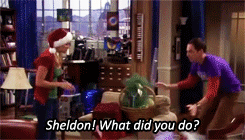 Films en series Gifs Big bang theory stortplaats spam opruimen 