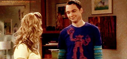Films en series Gifs Big bang theory miauw tjilpen 