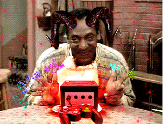 Satan Nintendo Duivel Gifs Filmsterren Bill cosby gamecube 