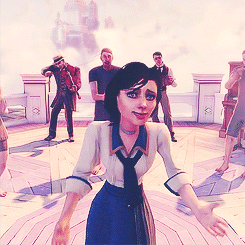 Bioshock GIF. Strand Games Zonsondergang Bioshock Gifs Cinemagraph Computerspellen Infinite 